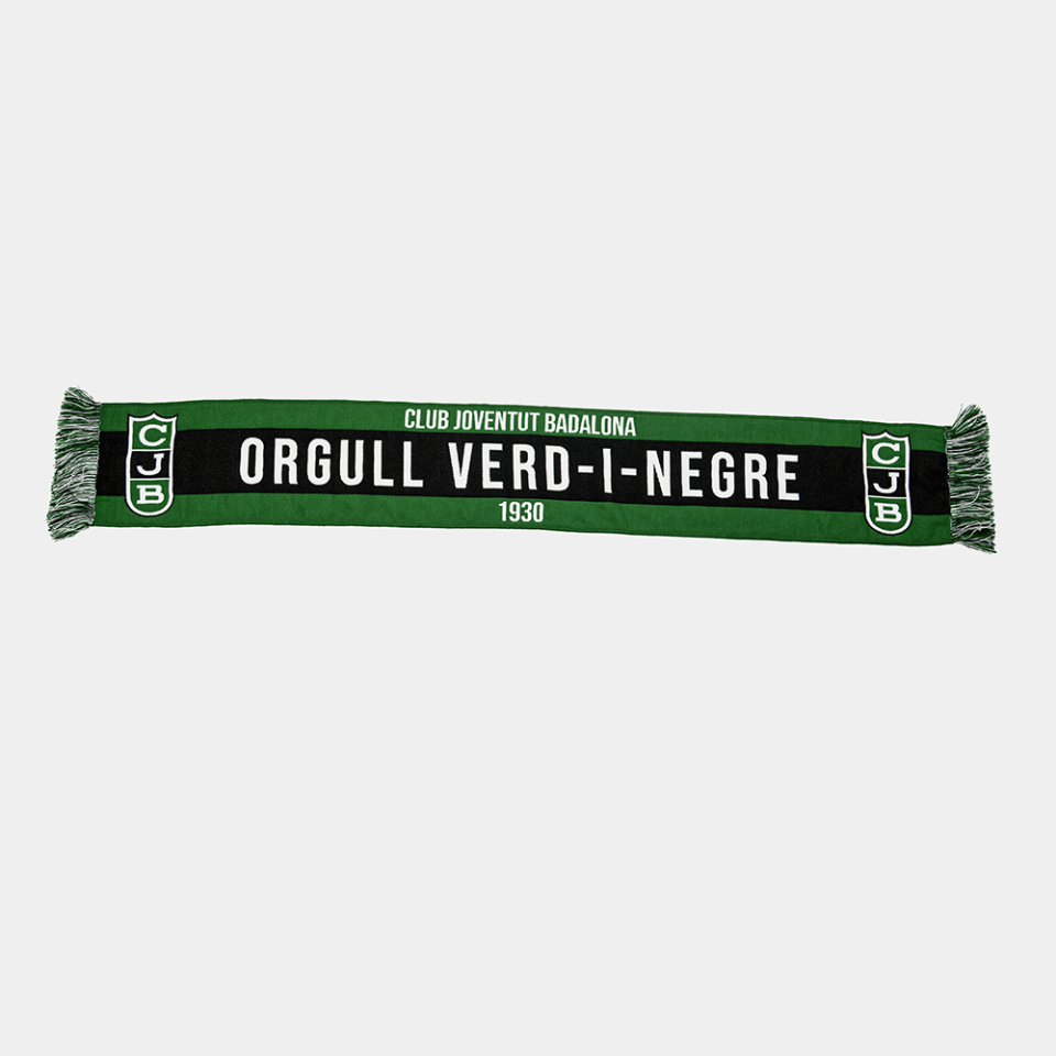 BUFANDA ORGULL VERD-I-NEGRE