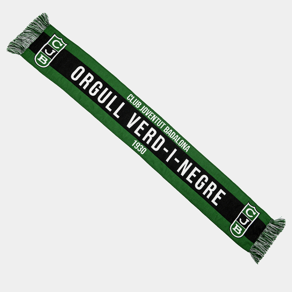 BUFANDA ORGULL VERD-I-NEGRE