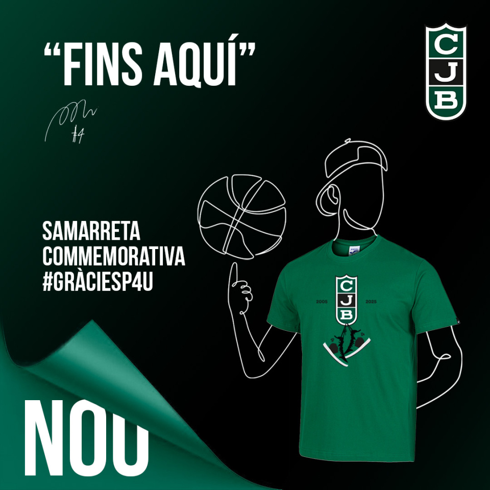 Camiseta Conmemorativa Pau Ribas